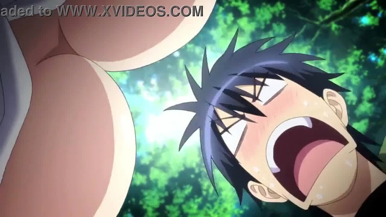 Erotikk og erotisk animasjon av monster jenter som blir massert og kysset i hentai