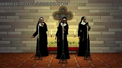 Xxx Nun - Nun Cartoon Porn - Naughty nuns getting nailed by big-dicked dudes in these  vids - CartoonPorno.xxx